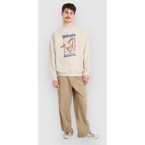 Volcom Recto Verso Crew Pulover dust heather Slike