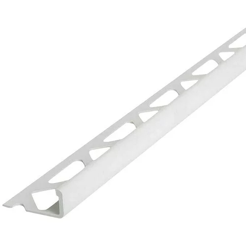  Kutni profil PVC (250 x 1 cm, Bijele boje)