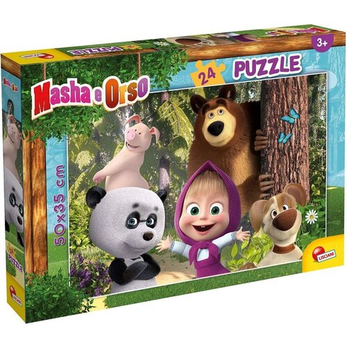 Lisciani Puzzle Disney Masa I Meda složi I oboji - 24 dela Cene