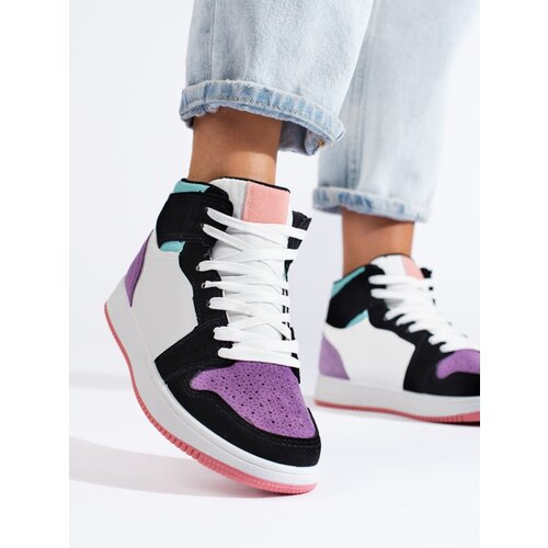 SHELOVET Multicolored High Women's Sneakers Slike