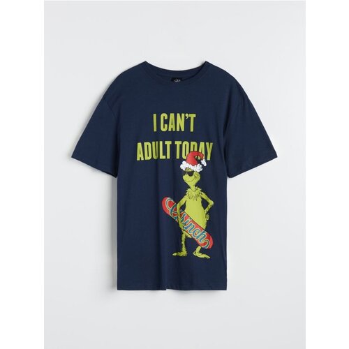 Sinsay mu&amp;scaron;ka majica kratkih rukava Grinch 787CV-59X Slike