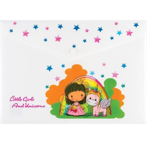 Centrum Mapa A4 z gumbom &quot;Unicorns Cene