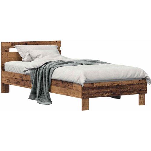 vidaXL okvir za krevet s uzglavljem staro drvo 98.5 x 200 cm Cijene