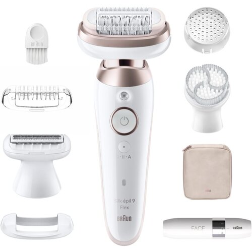 Braun Silk-épil 9 9360 epilator s popolnoma prilagodljivo glavo za noge, telo in podpazduhe 1 kos Cene