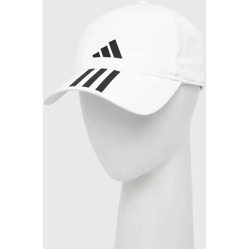 Adidas kapa sa šiltom boja: bijela, s tiskom