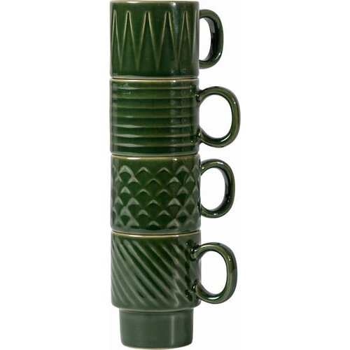 Sagaform Espresso skodelica Coffee & More 4 delni set, siva Cene