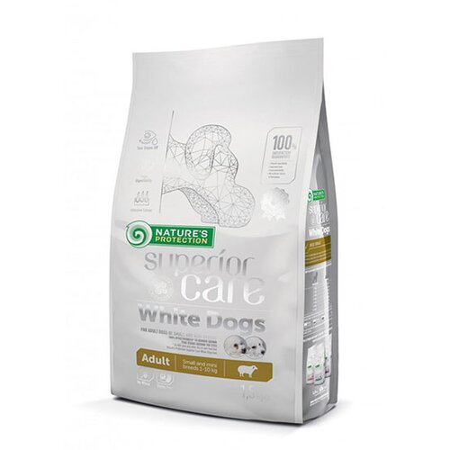 Nature's Protection hrana za pse 4kg superior white dog jagnjetina small NP751301 Slike