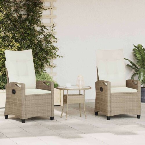  Vrtni Stol 2 pcs Bež in smetanova 56 x 60 x 112 cm, (5000285818) Cene