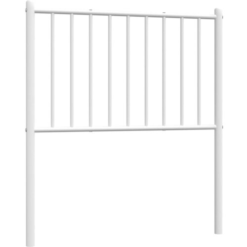 Maison Chic kovinsko posteljno vzglavje - vzglavna omarica - nočna omarica belo 75 cm, (21704887) Slike