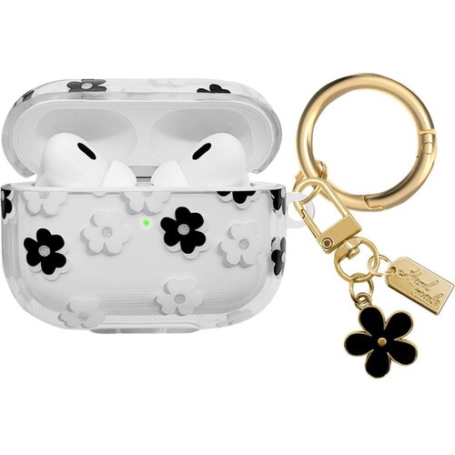 Venisymlis Etui za slu&amp;scaron;alke AirPods 3. generacije, ljubek prozoren ovitek z rožicami z obeskom za ključe za dekleta, (22102273) Slike