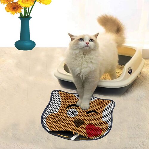 WALLXPERT Kdkafa0226 multicolor cat litter mat Cene
