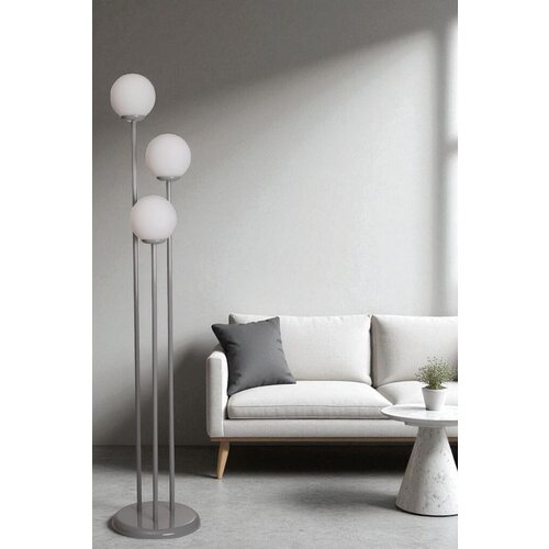 Opviq podna lampa 8919-1, siva Slike