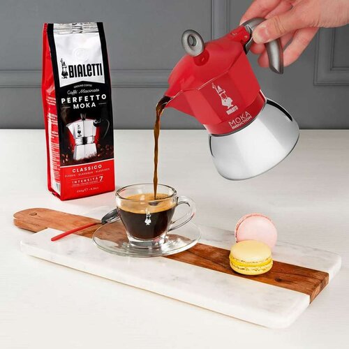  Moka Induction Rossa 4 Cup - Moka Pot Lonče Slike