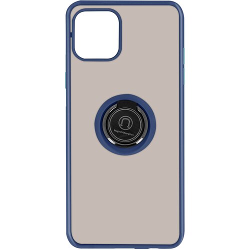 AVIZAR Ovitek z obrockom za iPhone 12 Mini - hrbtna stran z zašcitnim prstnim odtisom, združljivo z magnetnim stojalom - modra, (20626244) Cene
