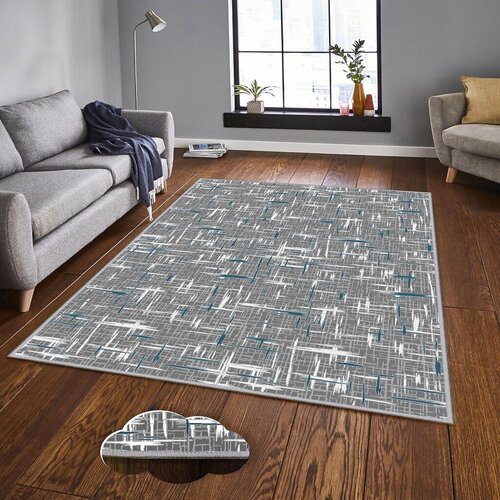 Conceptum Hypnose Tepih Eexfab1173, Pravougaoni, 100 x 150 cm, Sivi Cene