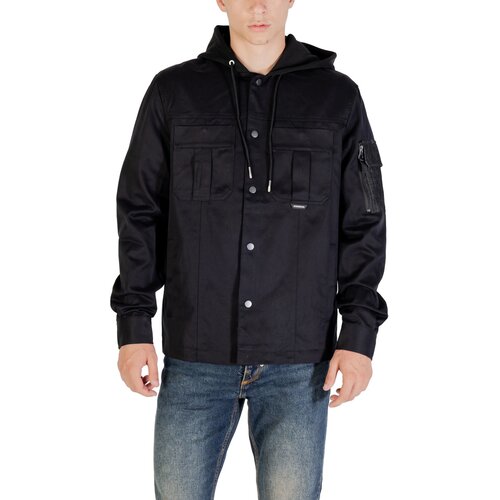 Antony Morato Srajce z dolgimi rokavi HOUSTON RELAXED FIT MMSL00760-FA800191 Črna Slike