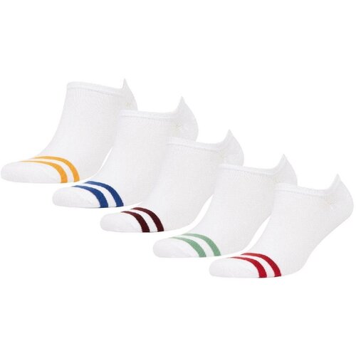 Defacto Men's 5-Pack Cotton Sneaker Socks Cene