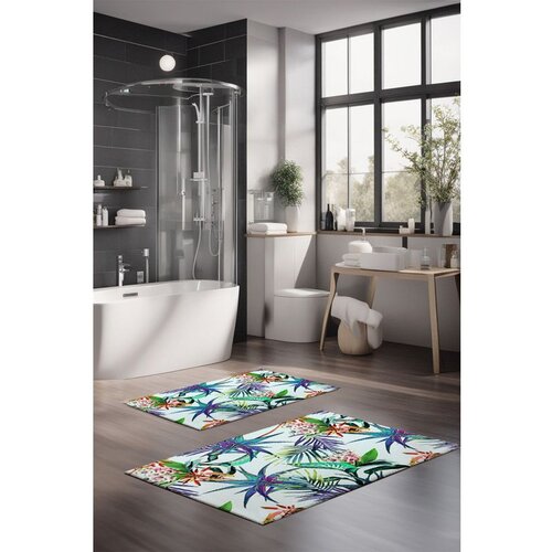  CT-5313 multicolor bathmat set (2 pieces) Cene