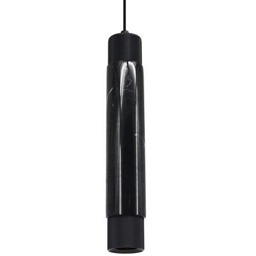  Luster na sajli MARBLE 1xGU10/8W/230V crna Slike