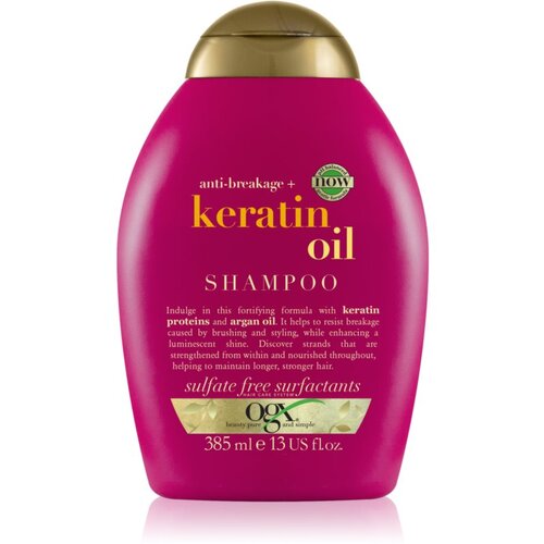 OGX Keratin Oil &amp;scaron;ampon za okrepitev las s keratinom in arganovim oljem 385 ml Slike
