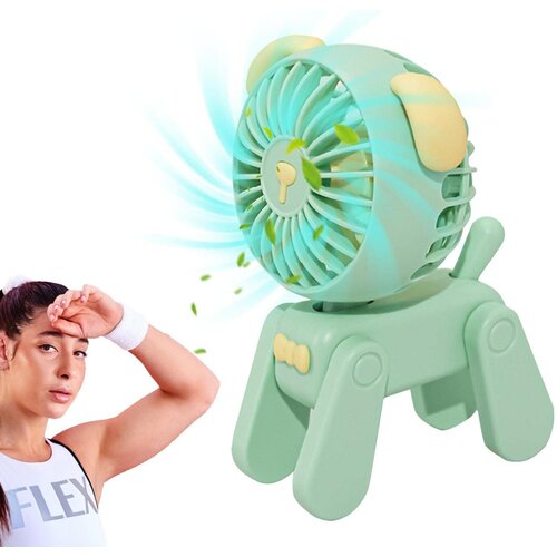 Venisymlis Majhen Tih Prenosni Namizni Ventilator (Zelen), Primeren Za Notranjo In Zunanjo Uporabo, (22070239) Cene