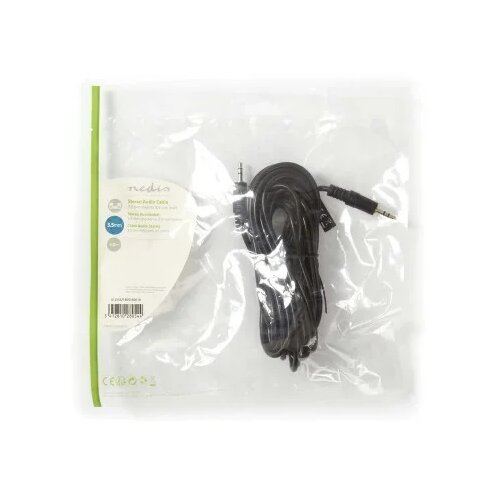 Nedis AUX KABEL 3.5mm 3.5mm 5m crni Cene
