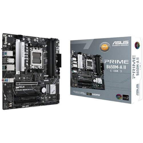 Asus MB PRIME B650M-A II-CSM AMD B650, AM5, 4xDDR5 1x VGA,1x HDMI, 1x DP, RAID, microATX Cijene