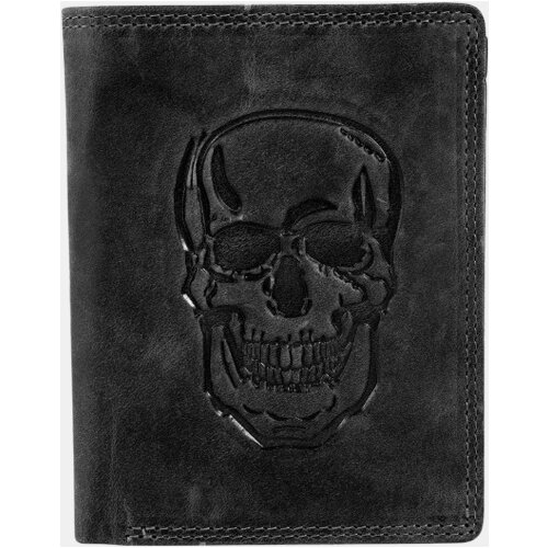 TOSN Mo&amp;scaron;ka denarnica Akzent Dark Skull rjava Slike