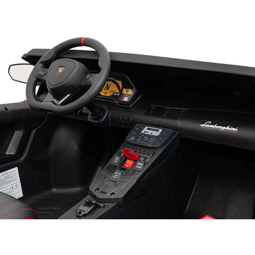  Licencirani auto na akumulator Lamborghini Aventador SV STRONG - dvosjed - crveni Slike
