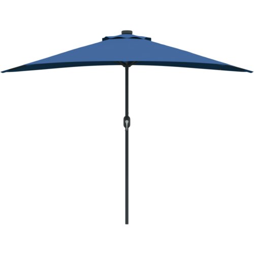 vidaXL Vrtni dežnik Azur modra 294 x 150 x 224 cm blago Cene