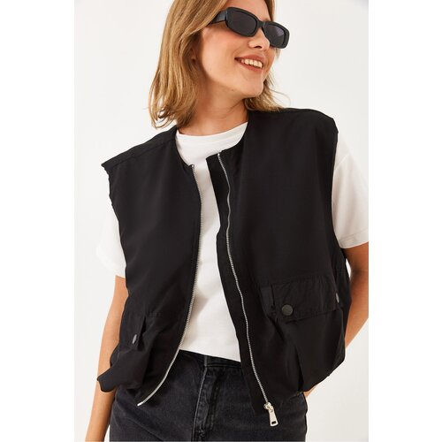 Bianco Lucci Women&amp;#039;s Voluminous Oversize Vest Slike