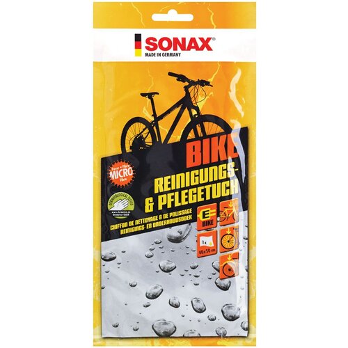 Sonax Bike krpa za či&amp;scaron;ćenje i održavanje bicikala 40x50cm - 852000 Slike