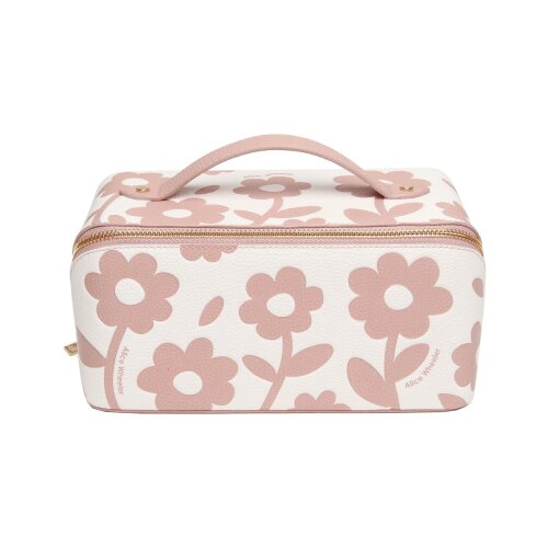 Fancy Metal Goods Ltd Alice Wheeler - Neseser - Floral, Train, Pink Cene