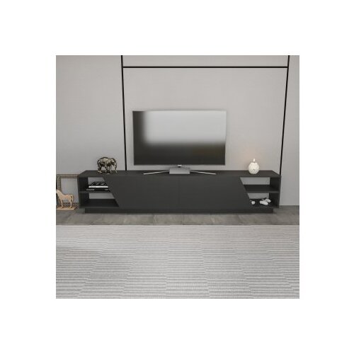 Hanah home Rhodes TV polica, tamno siva Cene