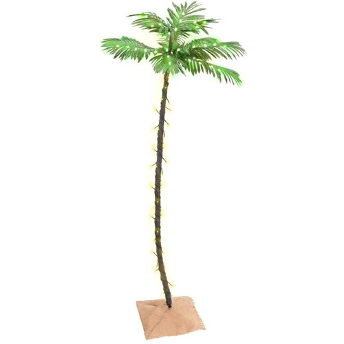 vidaXL LED palma toplo bela 96 LED lučk 180 cm Cene