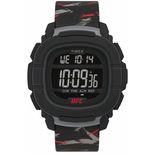 Timex Ročna ura UFC Strength Shock XL TW2V85200 Črna