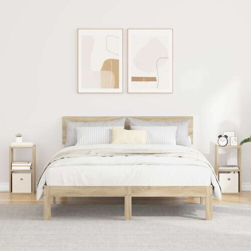  Nočna omarica s predalom 2 pcs Sonoma hrast 25,5 x 22 x 49,5 cm, (5000233430) Cene