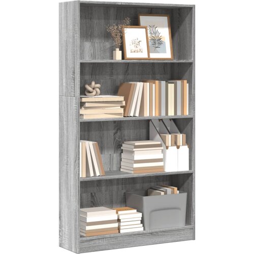  Regal za knjige boja hrasta 80x24x143 cm konstruirano drvo Cijene