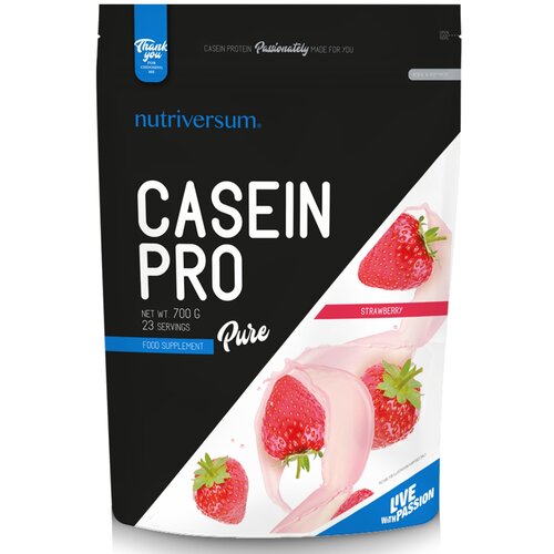 NUTRIVERSUM casein pro jagoda, 700g Cene