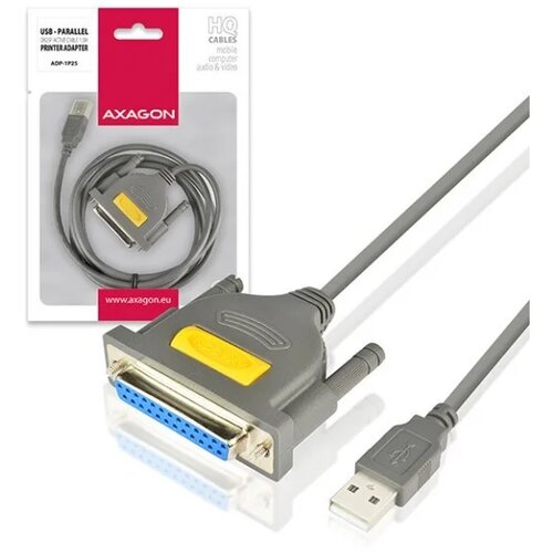 CC USB AM 2.0 Parallel DB25F, 1,5m, Printer, ADP-1P, AXA Cene