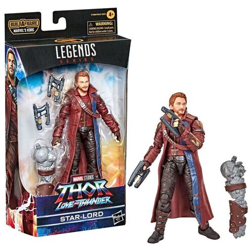 Hasbro Marvel Legends Thor: Love and Thunder Star-Lord akcijska figura 15-cm zbirateljska igrača, 2 dodatka, 1 del za sestavo figure, večbarvno, F1409, (20838733) Cene