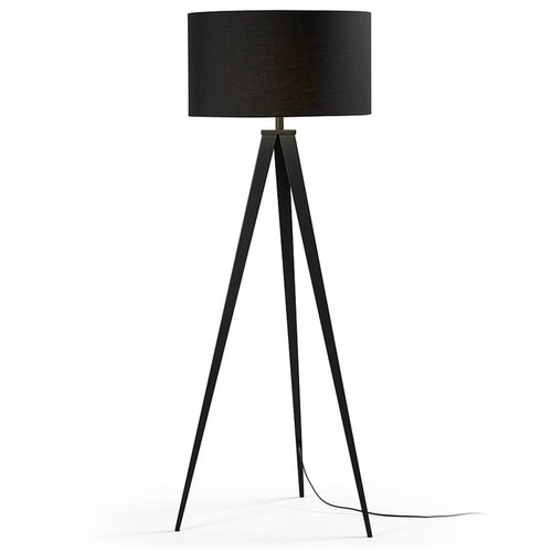 Kave Home Črna talna svetilka La Forma Uzagi Cene
