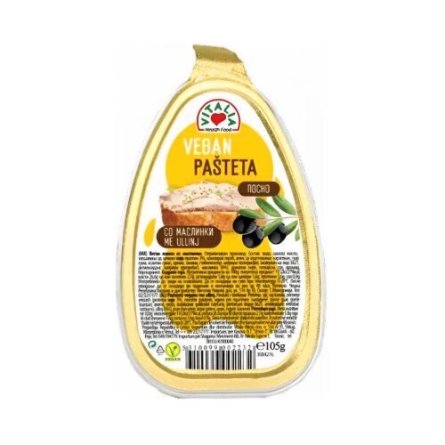  VEGETARIJSKA SOJINA PA&Scaron;TETA SA MASLINAMA105G (1100018980) Cene