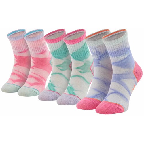 Skechers Športne nogavice 3PPK Girls Casual Fancy Tie Die Socks Večbarvna Cene