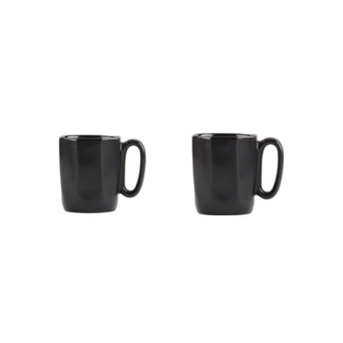 Vialli Design Crne šalice u setu 2 kom za espresso od kamenine 80 ml Fuori – Cijene