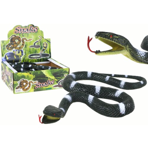  Artificial Rubber Black with White Stripes Structured Cijene