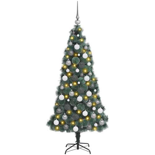 VidaXL Umjetno božićno drvce Zelena 30 x 30 x 120 cm PET Slike