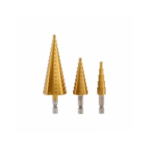  set stepenastih burgija 4-12, 4-20, 4-32 mm HT6D325 Slike