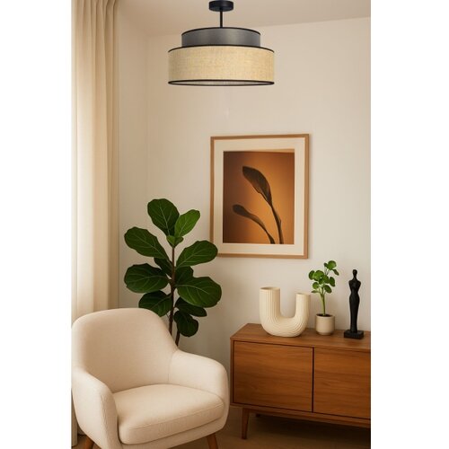  plafonski luster boho 1xE27/60W/230V prečnik 40 cm braon/bež Slike