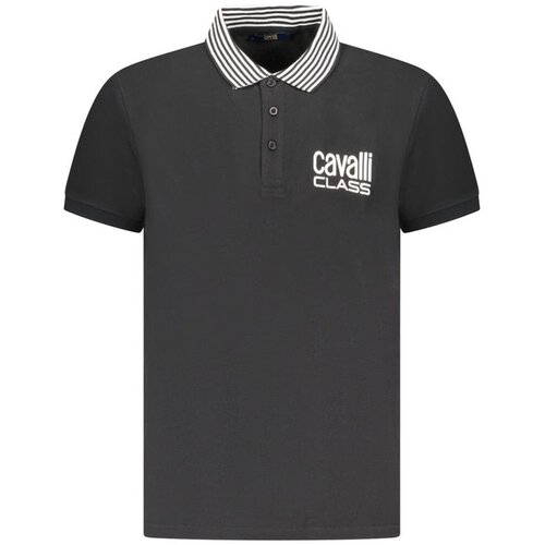 Cavalli Class Mu&scaron;ka Crna Polo Majica Kratkih Rukava Cijene